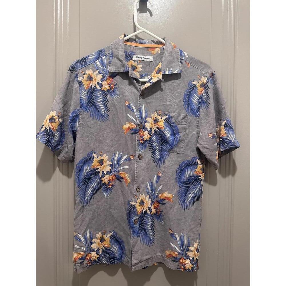 Tommy Bahama Men's Silk Hawaiian Shirt XS